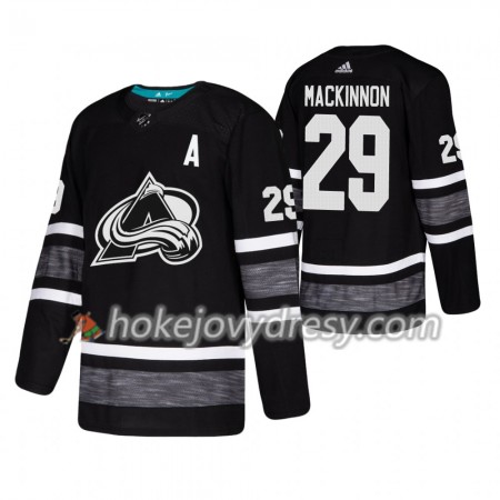 Pánské Hokejový Dres Colorado Avalanche Nathan MacKinnon 29 Černá 2019 NHL All-Star Adidas Authentic